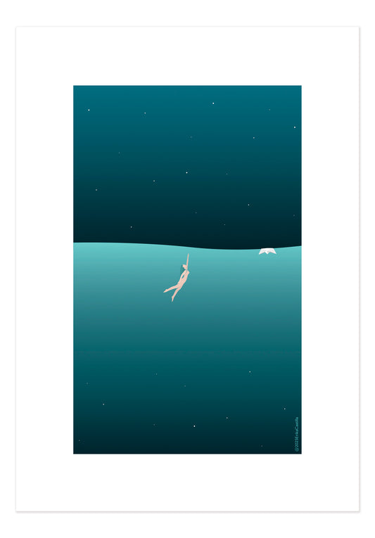 Lámina Dos Mundos - Mojo Art Shop