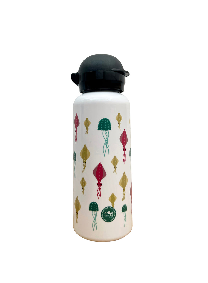 Botella de aluminio 0,45L Squids