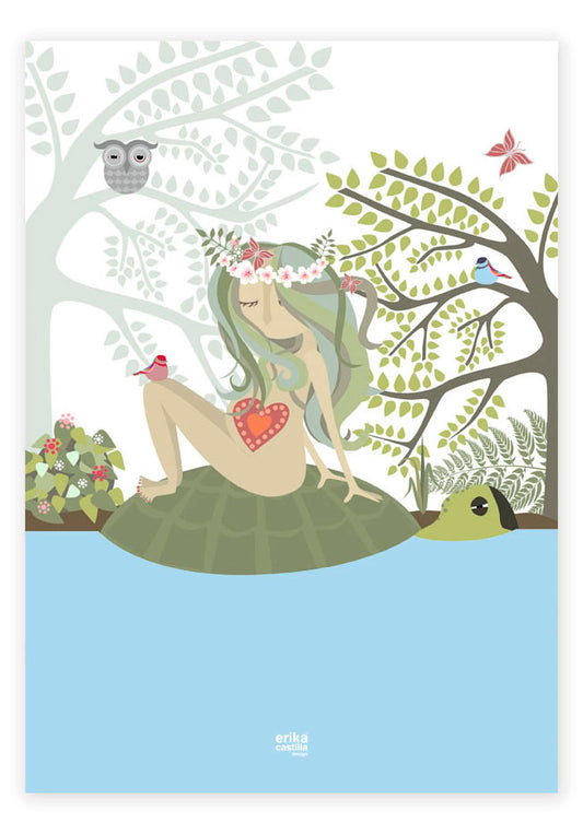 Lámina Embarazada - Mojo Art Shop