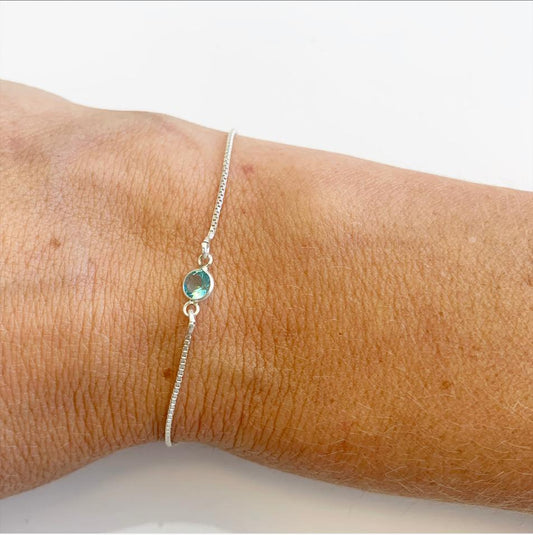 Pulsera Circonita Azul - Mojo Art Shop