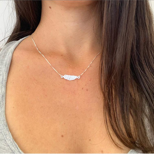 Collar Hoja - Mojo Art Shop