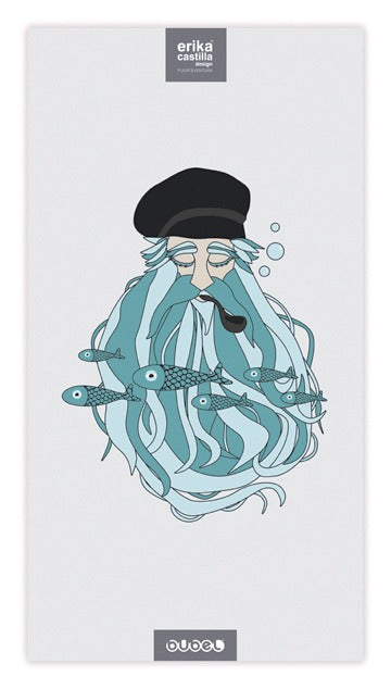 Toalla Barbudo - Mojo Art Shop