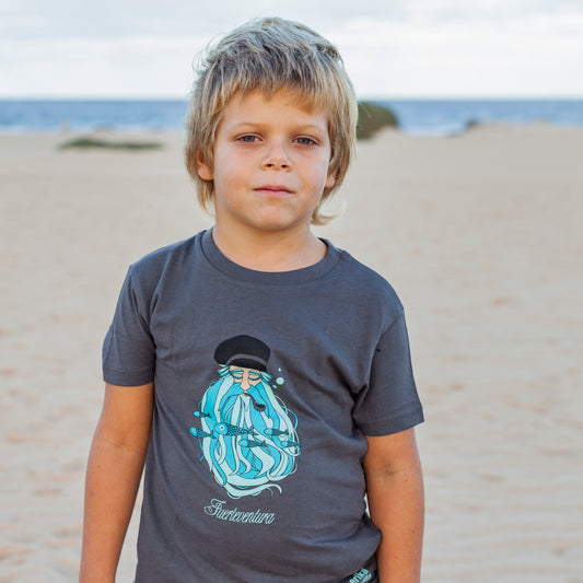 Camiseta Barbudo Antracita - Mojo Art Shop