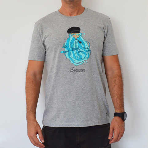 Camiseta Barbudo Gris - Mojo Art Shop