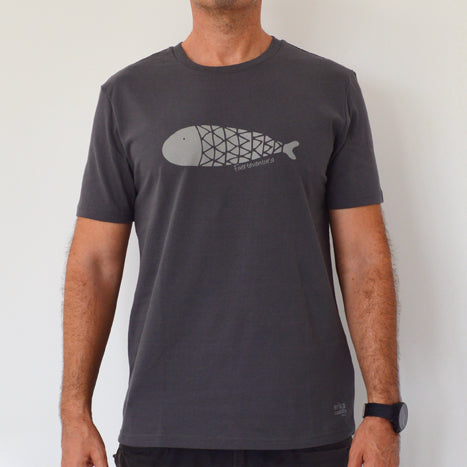 Camiseta Pez Antracita - Mojo Art Shop