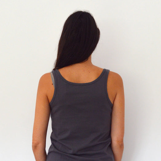 Camiseta Tirantes Antracita Pulpo - Mojo Art Shop