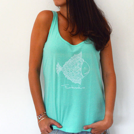 Camiseta Tirantes Pez Menta - Mojo Art Shop