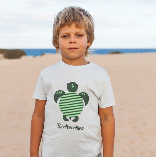 Camiseta Tortuga Rayas - Mojo Art Shop