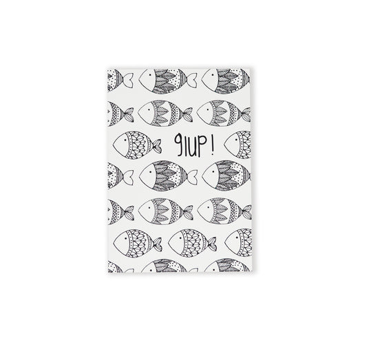 Libreta Peces B/N - Mojo Art Shop