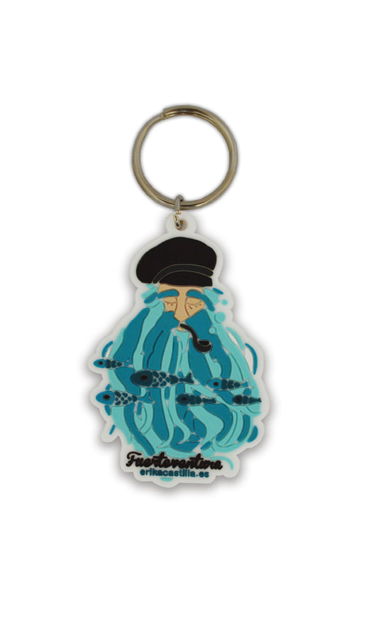 Llavero Barbudo - Mojo Art Shop