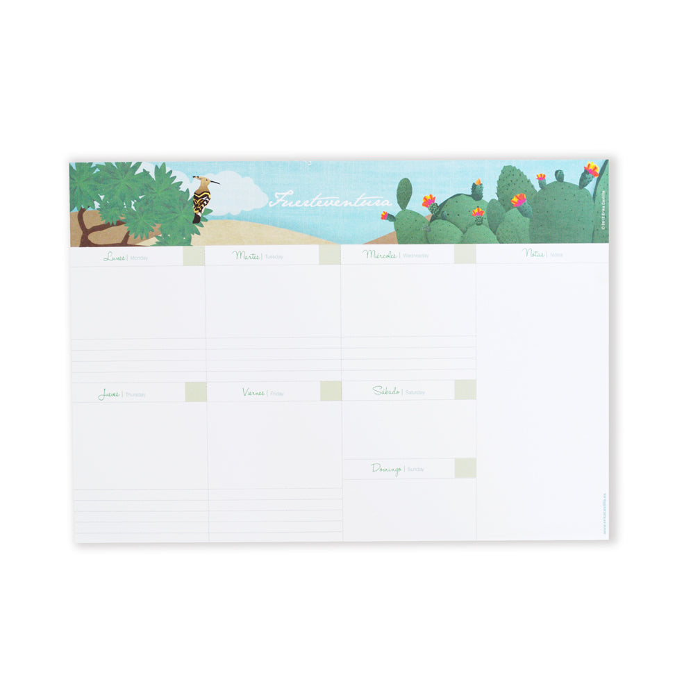 Organizador Semanal Tuneras - Mojo Art Shop
