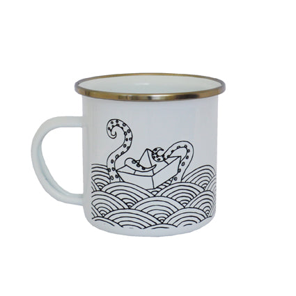 Taza Vintage The Sea Rules - Mojo Art Shop
