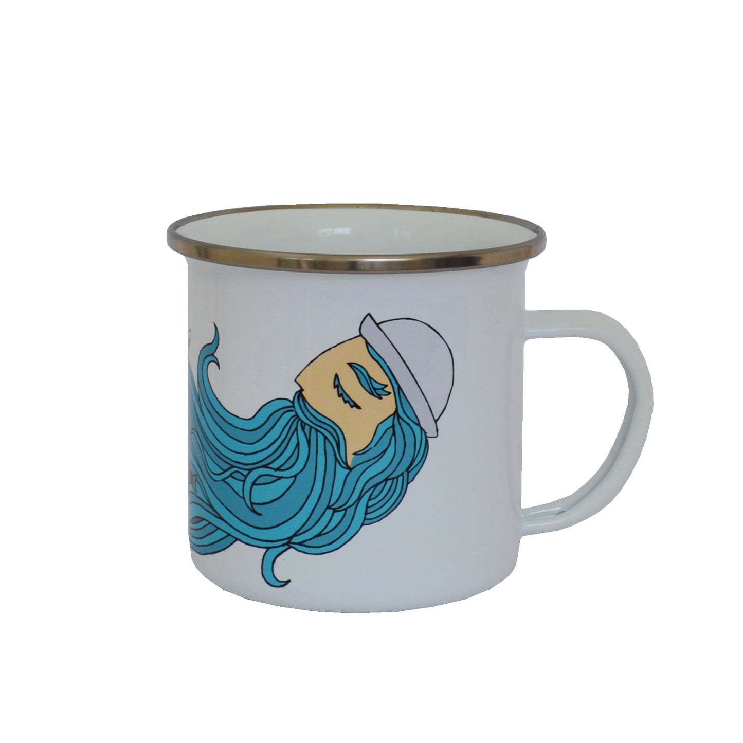 Taza Vintage Barbudo - Mojo Art Shop