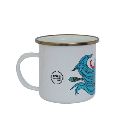 Taza Vintage Barbudo - Mojo Art Shop