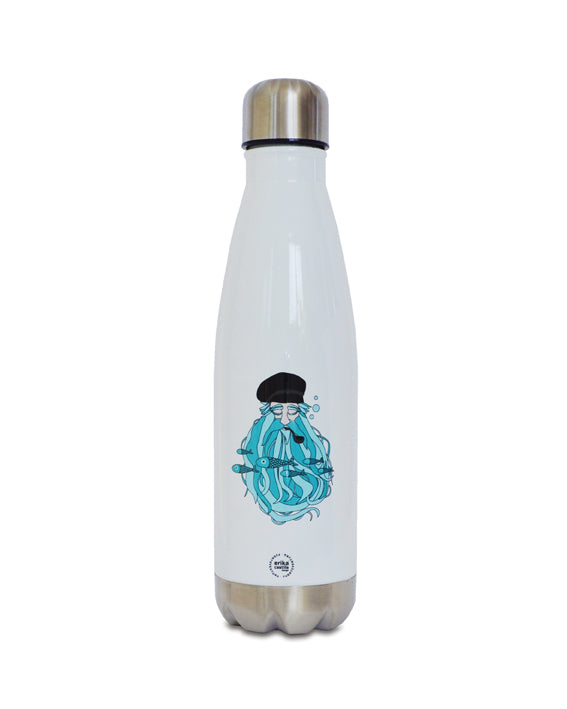 Termo de acero inoxidable Barbudo - Mojo Art Shop
