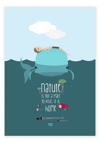 Lámina Nature Is Home