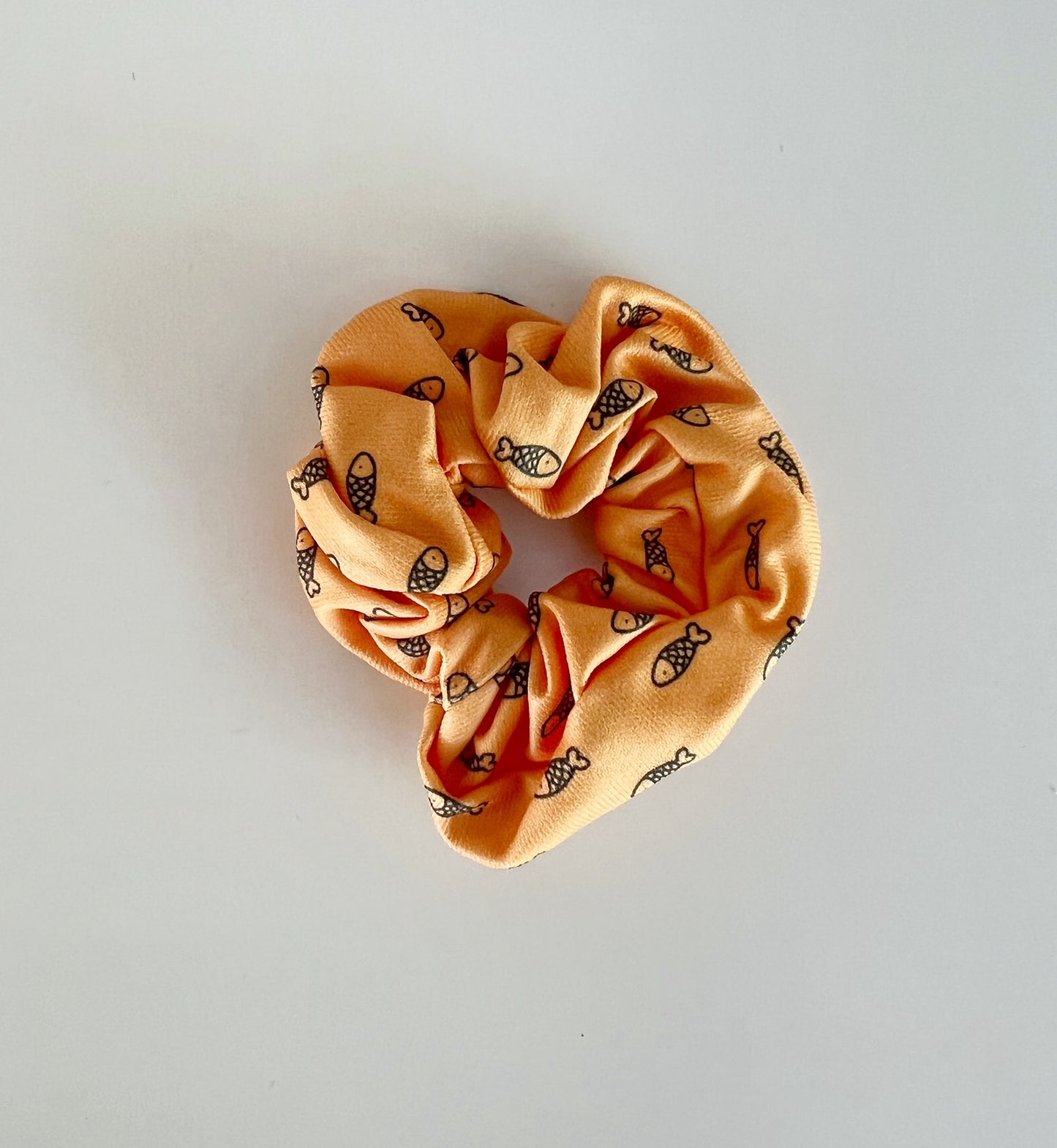 Yellow Fish Hair Tie