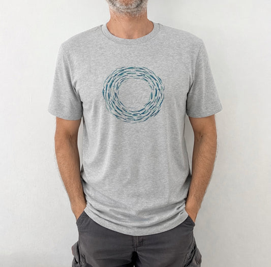 Camiseta Cardumen Gris - Mojo Art Shop