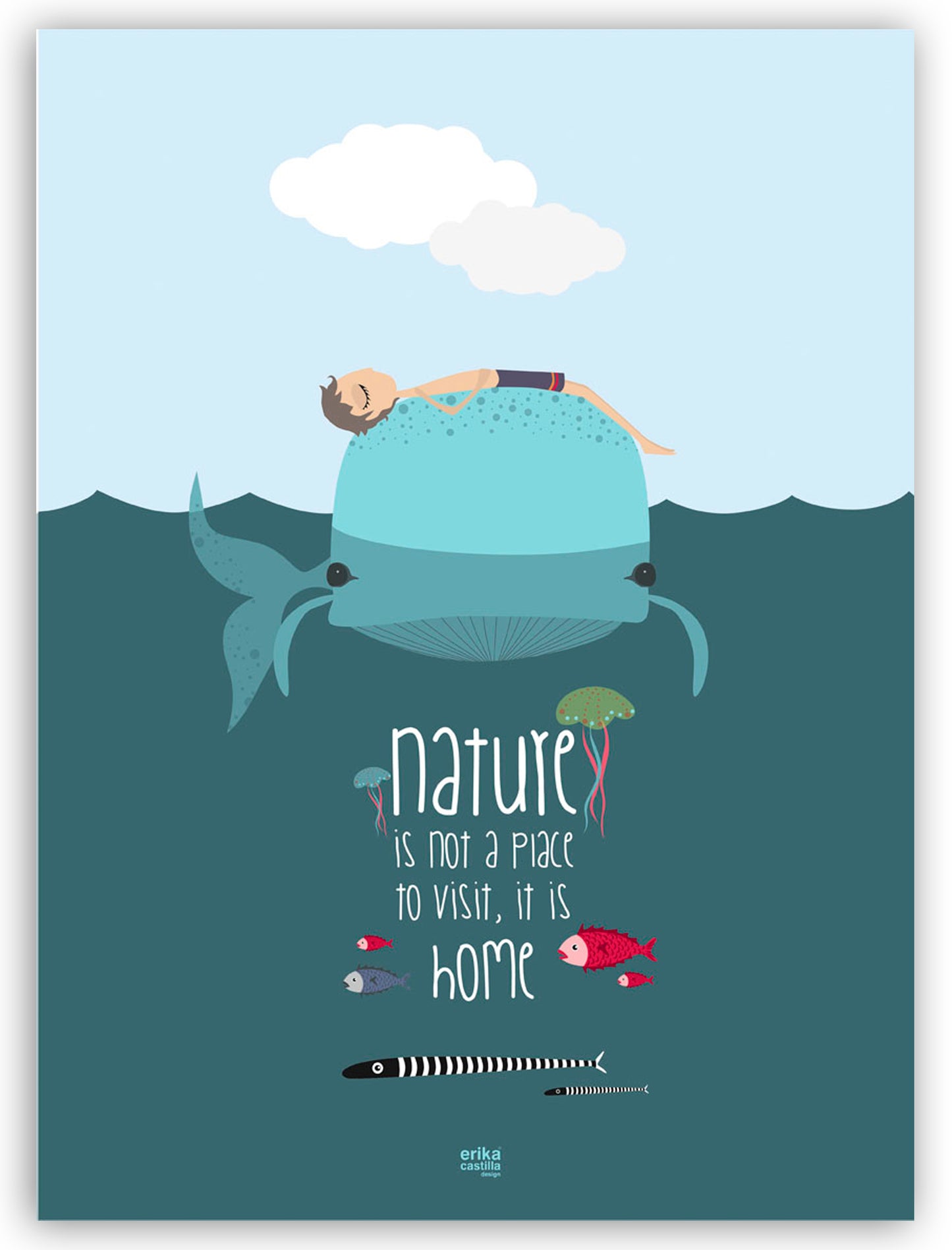 Nature is Home Print