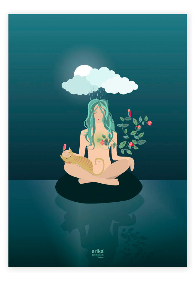 Lámina Anahata - Mojo Art Shop