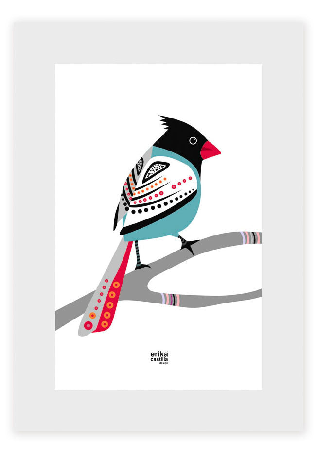 Lámina Pájaro - Mojo Art Shop