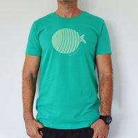Camiseta Pez Verde Vívido - Mojo Art Shop