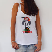 Camiseta Tirantes Cabra Frida - Mojo Art Shop